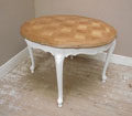 vintage french round provencal dining table